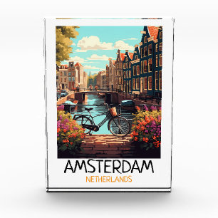 Bloque Para Fotos Pintura de los Países Bajos de Amsterdam de época