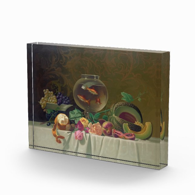 Bloque Para Fotos Pintura de vida fija vintage (Derecha)