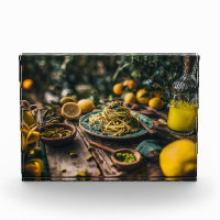 Pistacho siciliano Pesto Spaghetti en Orchard