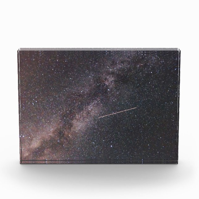 Bloque Para Fotos Plane crossing the Milky Way (2024) (Anverso)