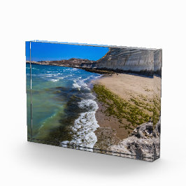 Bloque Para Fotos Playa de Puerto Piramides, Argentina