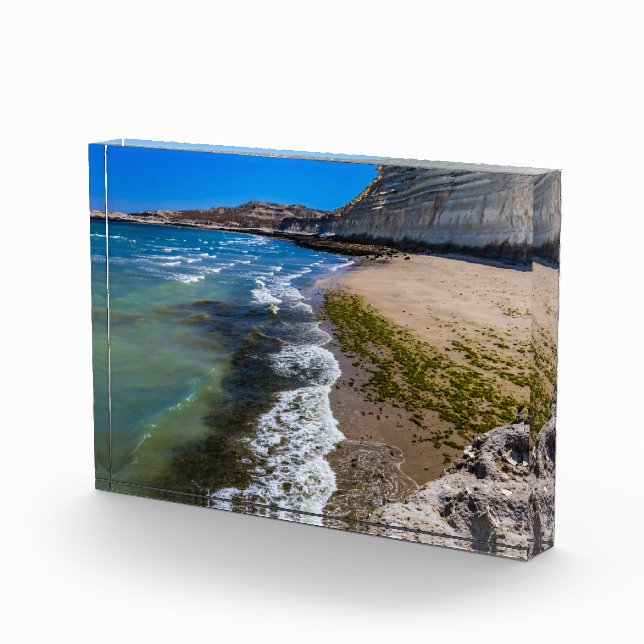 Bloque Para Fotos Playa de Puerto Piramides, Argentina (Derecha)