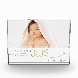 Bloque Para Fotos Por este niño que reí - 1 Samuel 1:27