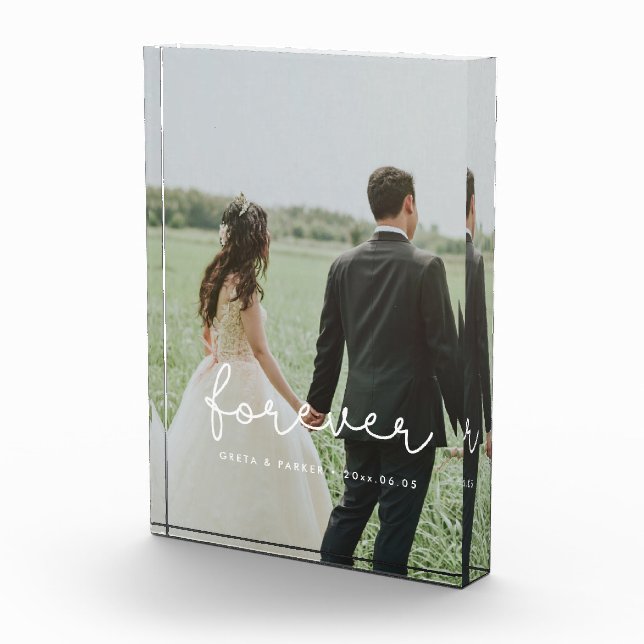 Bloque Para Fotos Por siempre lindo y caprichoso boda (Derecha)