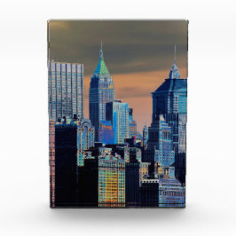 Bloque Para Fotos Poster del distrito financiero en Manhattan