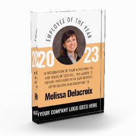 Bloque Para Fotos Premio a Empleados Negros del Año de la Escuela Bl