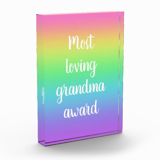 Bloque Para Fotos Premio a la abuela más querida (Izquierda)