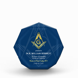 Bloque Para Fotos Premios Acrylic Freemason Plaques masónicos