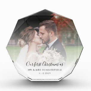 Bloque Para Fotos Primera Navidad Matrimonio casado Día de la Pareja
