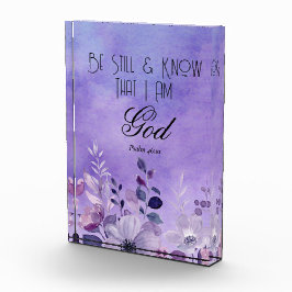 Bloque Para Fotos Psalm 46:10 Bible Verse