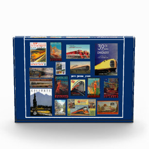 Bloque Para Fotos Publicidad de Vintage Railway