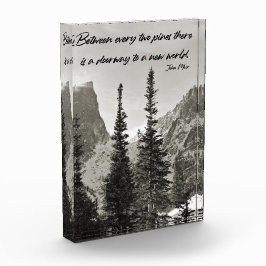 Bloque Para Fotos Puerta a un nuevo mundo en las montañas