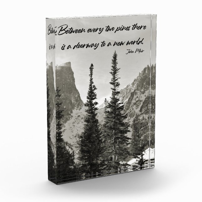 Bloque Para Fotos Puerta a un nuevo mundo en las montañas (Izquierda)