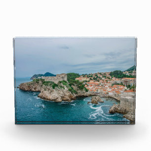 Bloque Para Fotos Puerto de Dubrovnik y centro de la ciudad