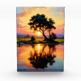 Bloque Para Fotos puesta de sol