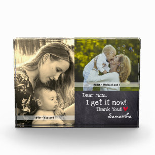 Bloque Para Fotos "Querida mamá, ahora lo entiendo, gracias" - Perso