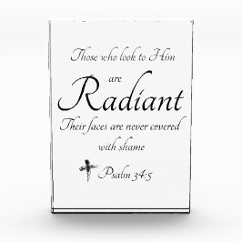 Bloque Para Fotos Radiante en él