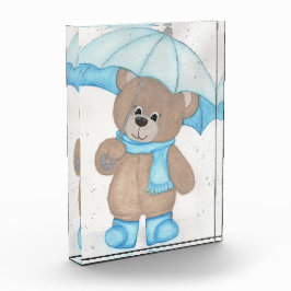 Bloque Para Fotos Rainy Daze Teddy Bear