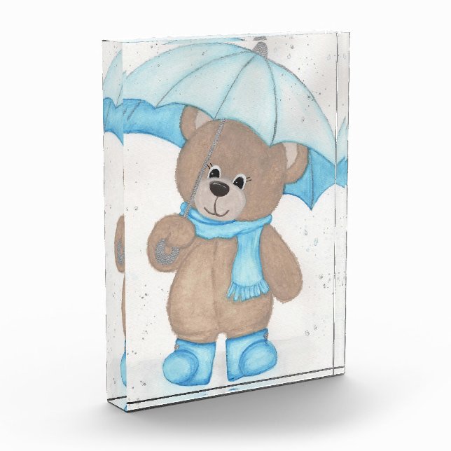 Bloque Para Fotos Rainy Daze Teddy Bear (Izquierda)