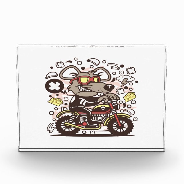 Bloque Para Fotos Rat Motocrosser (Anverso)