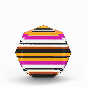 Bloque Para Fotos Rayas amarillas negras y cortas