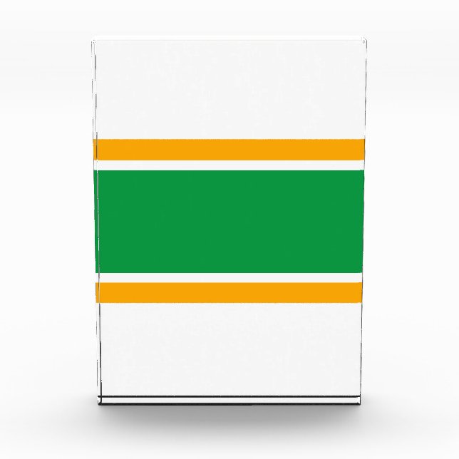 Bloque Para Fotos Rayas horizontales amarillentas verdes y brillante (Anverso)