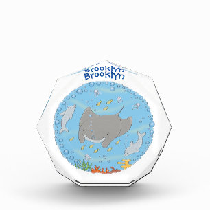 Bloque Para Fotos Rayo de manta y burbujas ilustracion personalizado