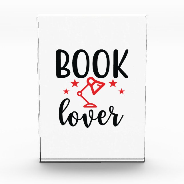 Bloque Para Fotos Reading Art Book Lover (Anverso)