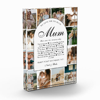 Bloque Para Fotos Reasons We Love You Mum Photo Grid Collage