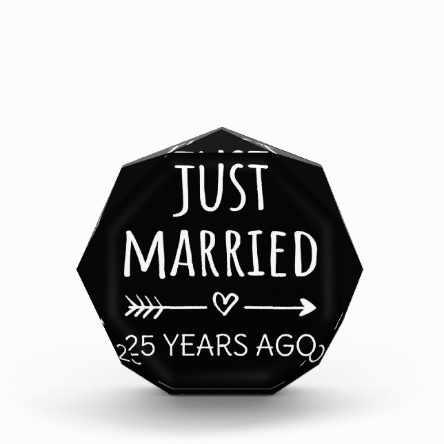 Bloque Para Fotos Recién Casado Hace 25 Años (Anverso)
