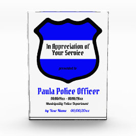 Bloque Para Fotos Reconocimiento del servicio Escudo de St. Michael