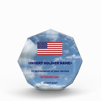 Bloque Para Fotos Reconocimiento por el servicio militar