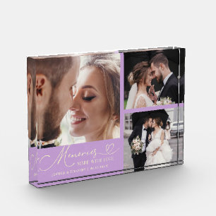 Bloque Para Fotos Recuerdos Hechos con Amor Wisteria Boda