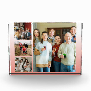 Bloque Para Fotos Recuerdos valorados: Personalizable 4 Collage de f
