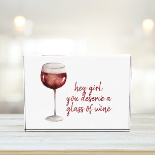 Bloque Para Fotos Red Hey Chica Te Mereces Una Cita De Vino