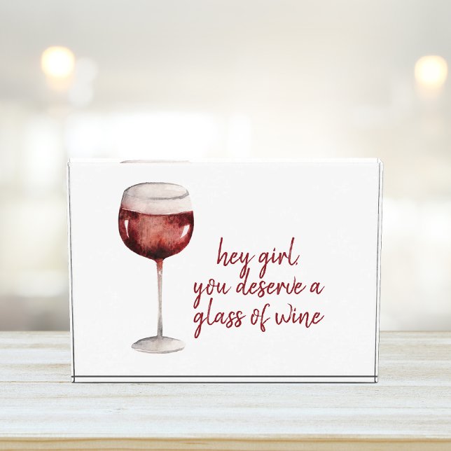 Bloque Para Fotos Red Hey Chica Te Mereces Una Cita De Vino (Subido por el creador)