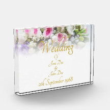 Regalo boda - Novia con ramo de boda colorido