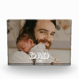 Bloque Para Fotos Regalo de Establecimiento para Papá Recuerdo para 