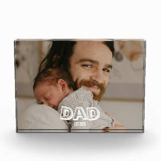Bloque Para Fotos Regalo de Establecimiento para Papá Recuerdo para