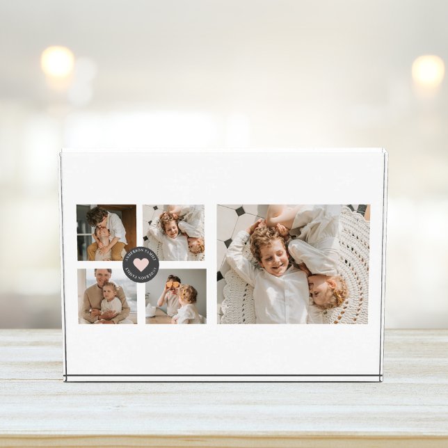 Bloque Para Fotos Regalo de fotografía familiar personalizada de Col (Subido por el creador)