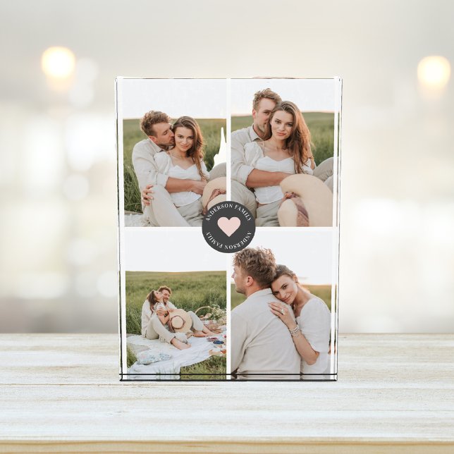 Bloque Para Fotos Regalo de fotografía familiar personalizada de Col (Subido por el creador)