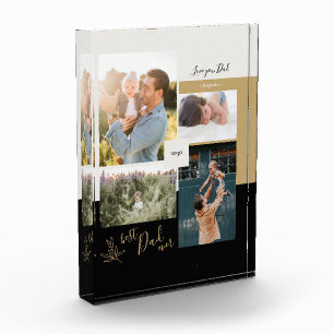 Bloque Para Fotos Regalo del día del padre Mejor papá Collage de fot