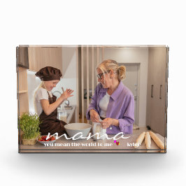 Bloque Para Fotos Regalo Para Mamá | Día de la Madre Personalizada P