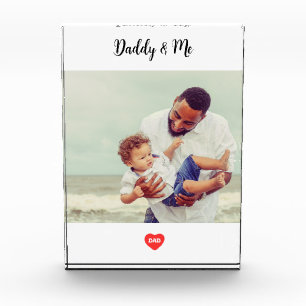 Bloque Para Fotos Regalo para papá de niños, papi y yo personalizado