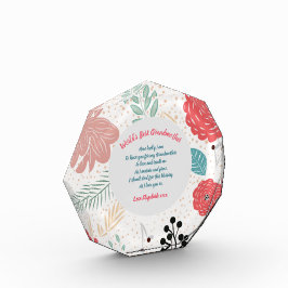 Bloque Para Fotos REGALO - Poemas de la abuela de los nietos - PERSO