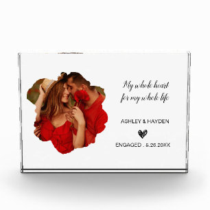 Bloque Para Fotos Regalos de compromiso personalizados para cuadros 