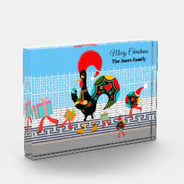 Bloque Para Fotos Regalos de gallos portugueses y desfile de balbuce