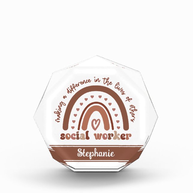 Bloque Para Fotos Regalos de graduación de agradecimiento de persona (Anverso)