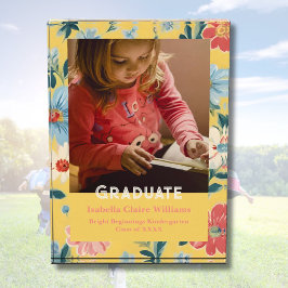 Bloque Para Fotos Regalos de graduación floral para Chicas de jardin