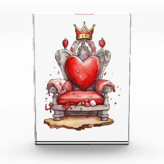 Bloque Para Fotos Reina del trono de corazón